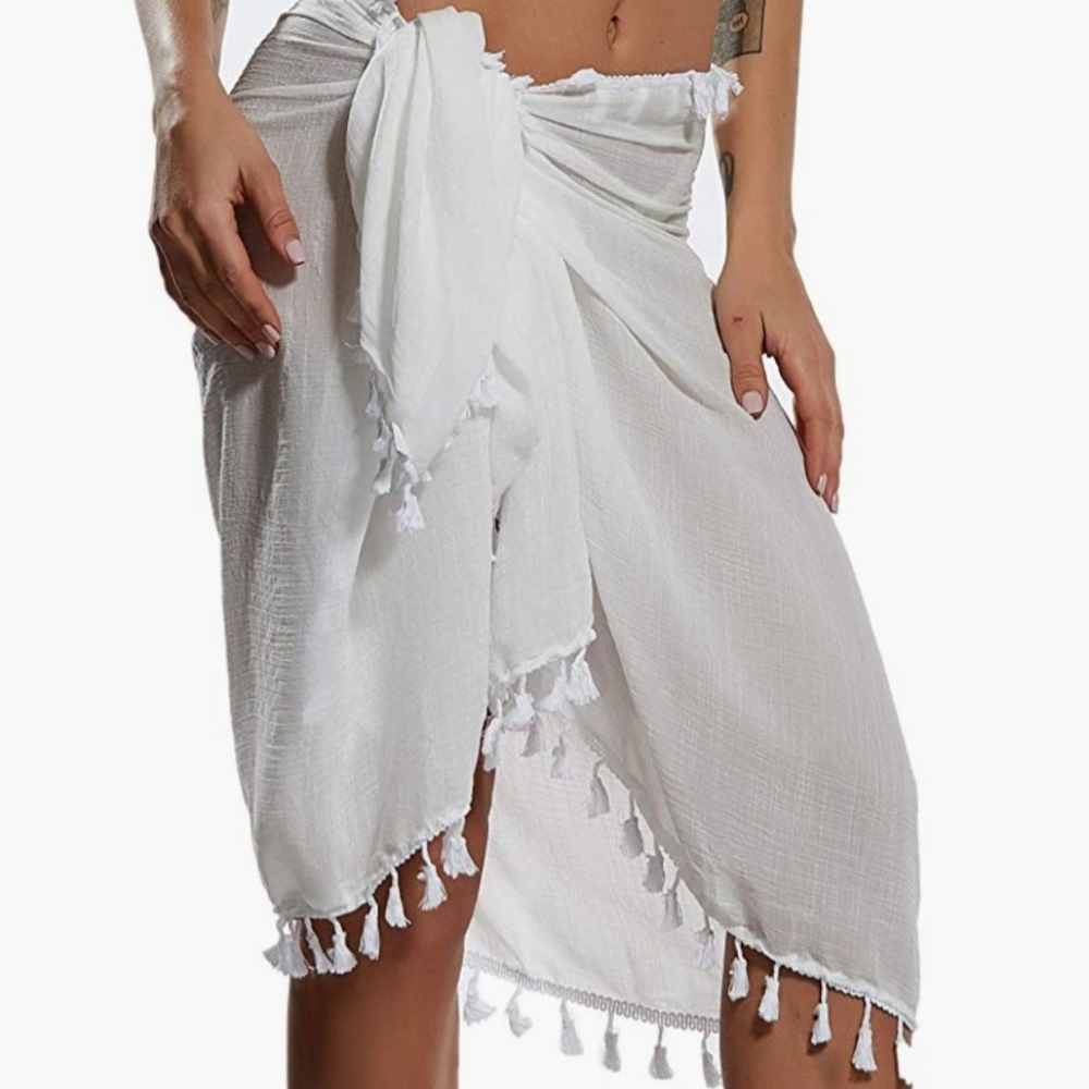 White Swim Cover Up-NWT